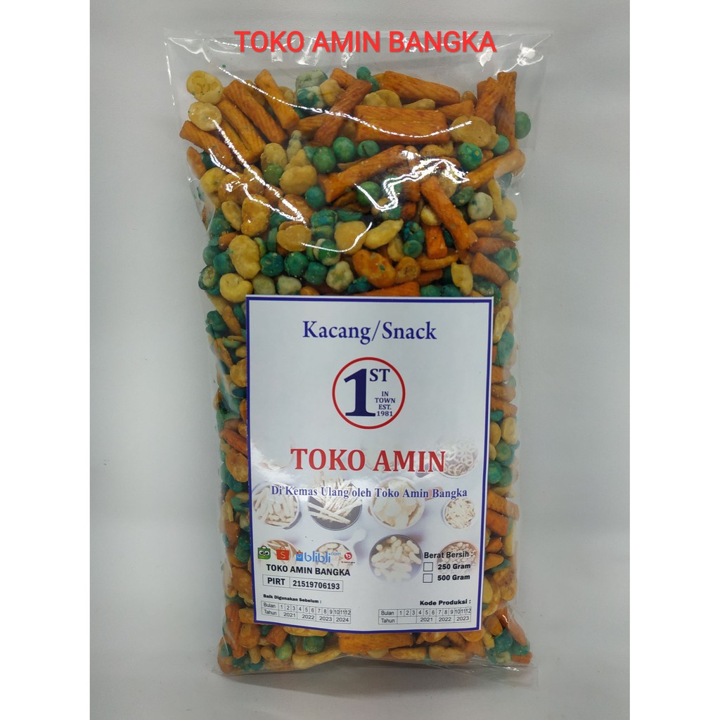 

KACANG CAMPUR JAIPONG KEMASAN 500 GRAM/SNACK/CEMILAN
