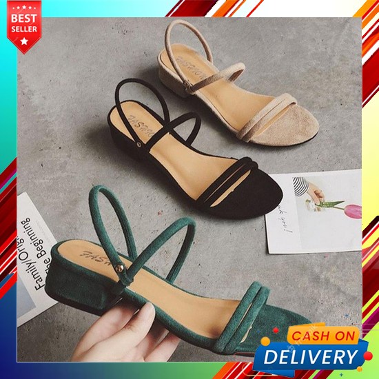 Diskon Sandal Zara Am 14/ Hak Kaca/Zara Haigheels Original L Model Imp Hak Tali Wanita R 01
