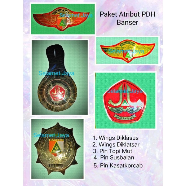 Atribut PDH BANSER
