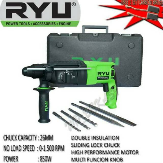 BOR 3FUNGSI RYU 26mm RRH26/BOR BOBOK.BETON.BESI