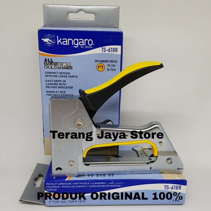 

Honeysu | Steples Tembak Kangaro TS-610R Staples Kangaro TS-610R Stapler TS610R Murah Baru