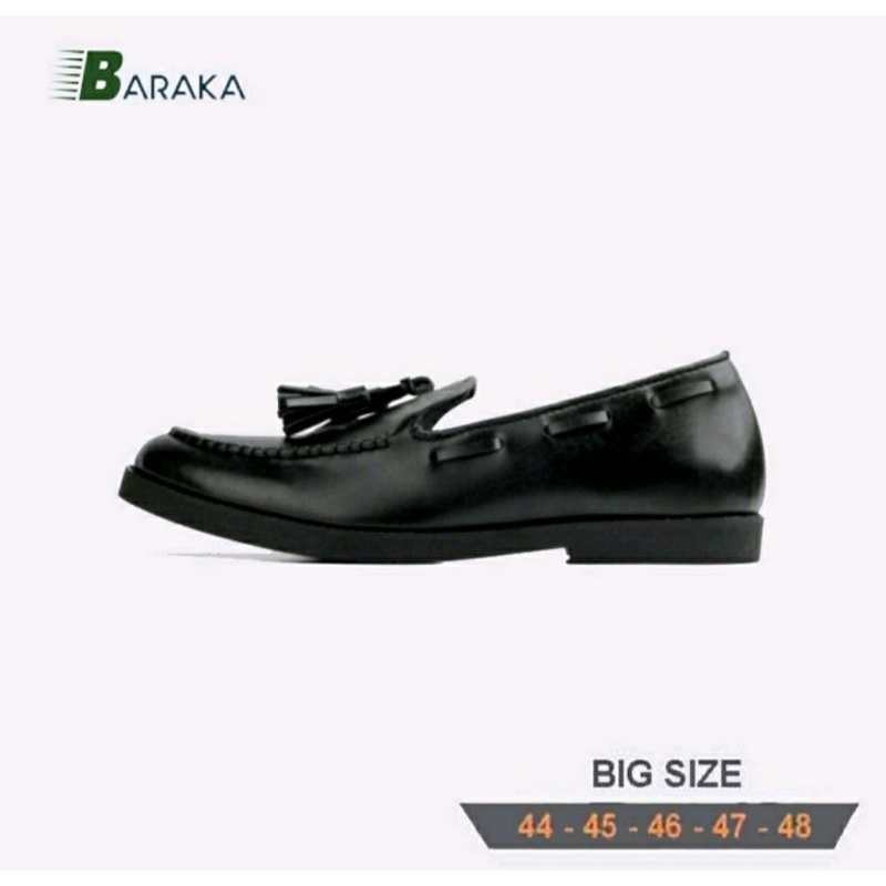 COD / Pantofel Resmi Kantoran Pantopel Pria Big Size 44 45 46 47 48 Jumbo Nyaman Warna Hitam Original, 47