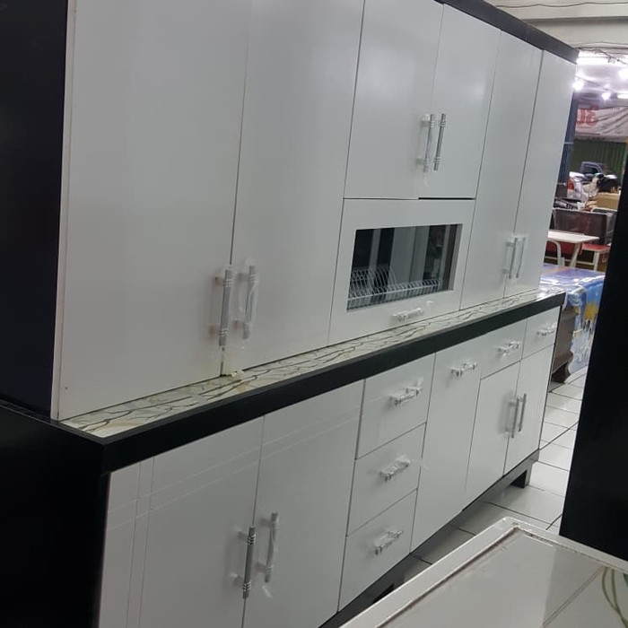 PROMO TERMURAH Kitchen set atas + kitchen set bawah