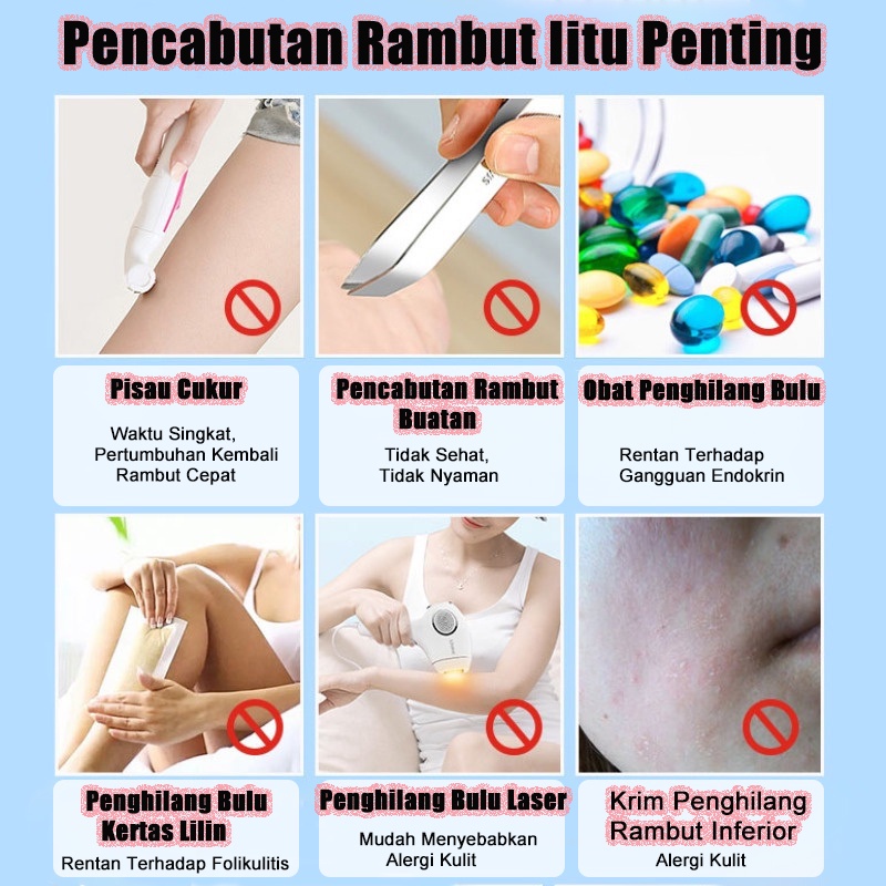 【Barang spot】Cream Penghilang Bulu Kaki Spray Penghilang Bulu Ketiak Krim Perontok Bulu Ketek/Pencabut Bbulu Kemaluan Wax Ketiak Kemaluan Removal Cream Alat Menghilangkan Bulu Vagina Semprot Krim Penghilang Rambut  Cream Hair Removal Depilatory Cream