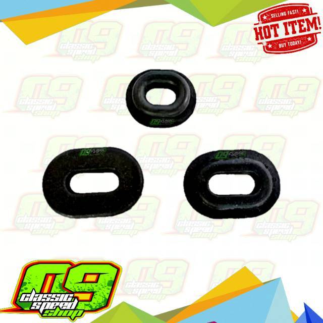 2 PCS Karet Bodi Body Box Tutup Aki CB CB100 CB125  GL100 GL125 GL MAX PRO SET KANAN KIRI 2 pcs