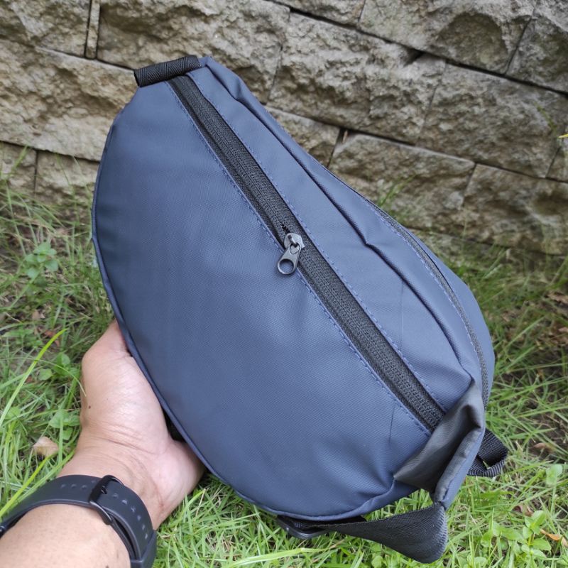 Tas Selempang Pria Original DM | Waist Bag Pria waterproof | Tas Pria Distro Spesiala Model