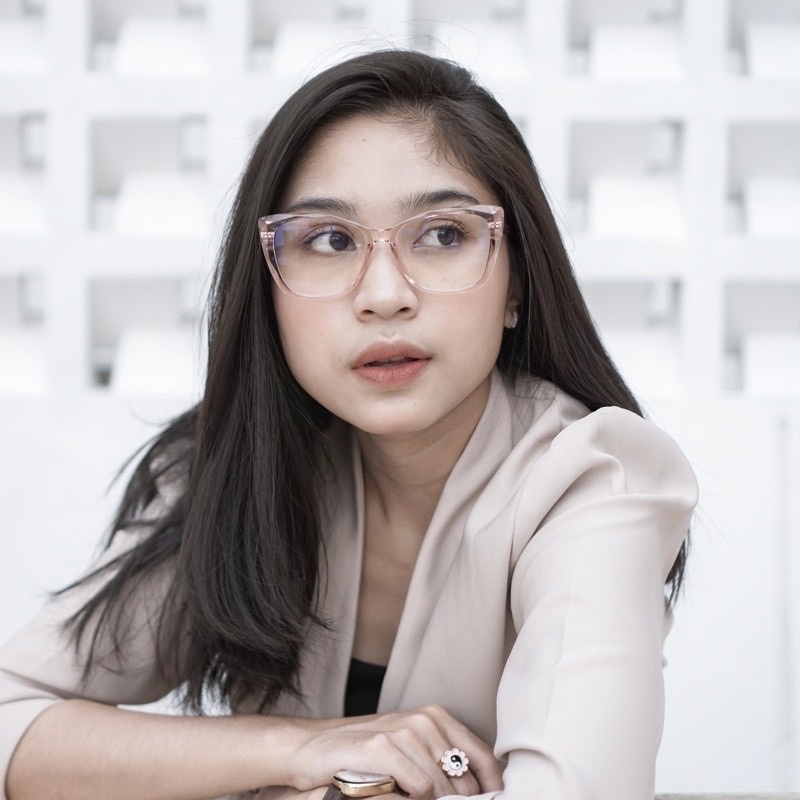 Frame Sakura cat eye kacamata model mata kucing bisa minus