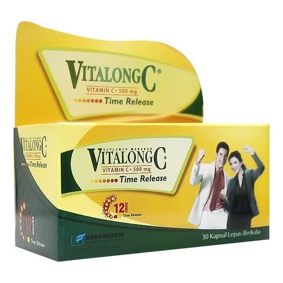 VITALONG C BOTOL 30 KAPSUL,VITALONG C + ZINC 30  KAPSUL