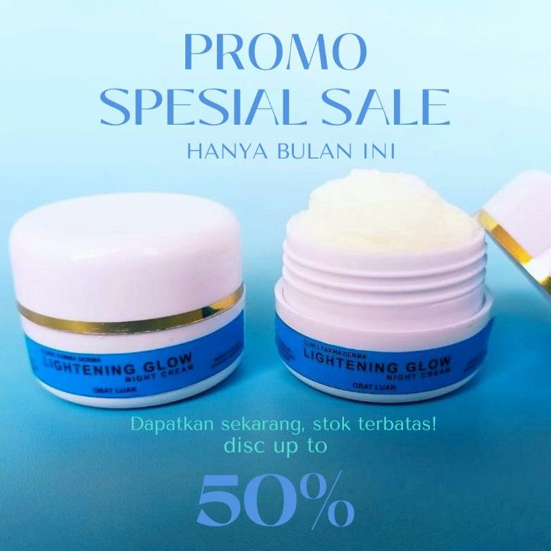 SKINCARE CREAM PEMUTIH WAJAH RACIKAN DOKTER GLOWING GLASKIN BPOM / CREAM WAJAH / kosmetik / ms glow