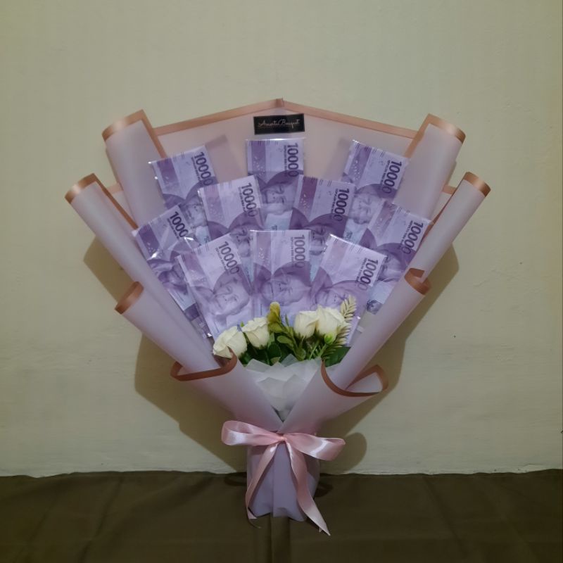 

money bouquet | buket uang pecahan 10.000