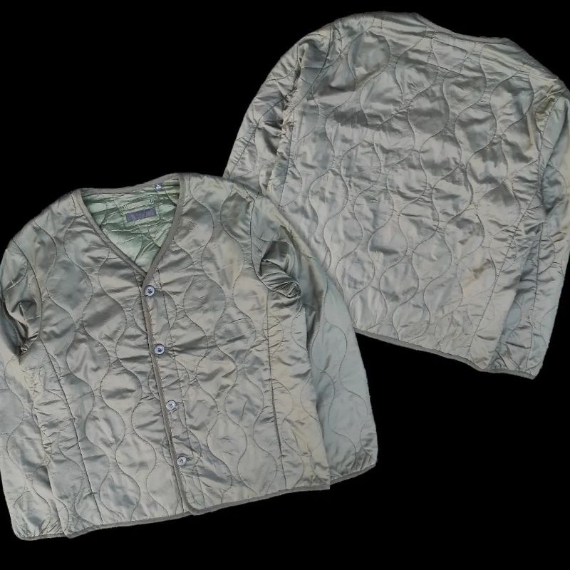 JAKET BULANG QUILTED SOFTSHELL PUFFER DOWN LINER PADDED ARMY MILITARY JACKET OUTDOOR MOUNTAIN GUNUNG