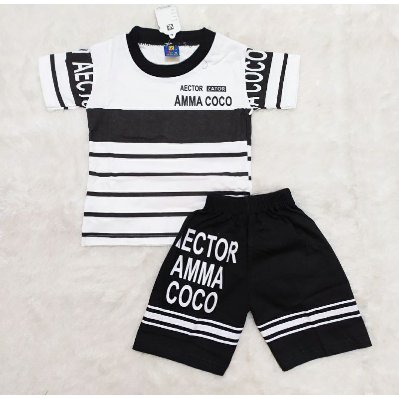 COD Bayar ditempat Setelan baju anak laki laki umur 3bulan-9tahun, baju anak cowok-1