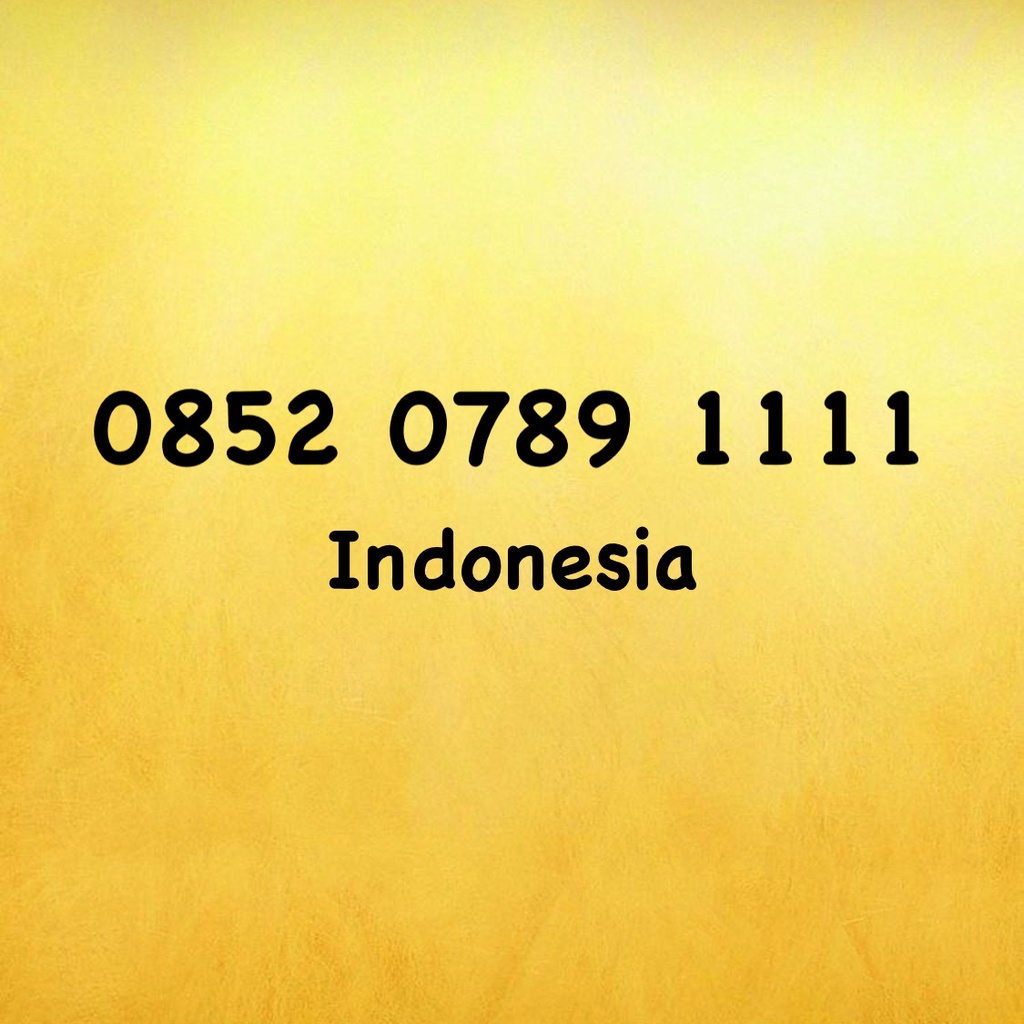 Nomor Cantik Kartu AS Kuartet A - 0852 078 91111 - 0852 0789 1111