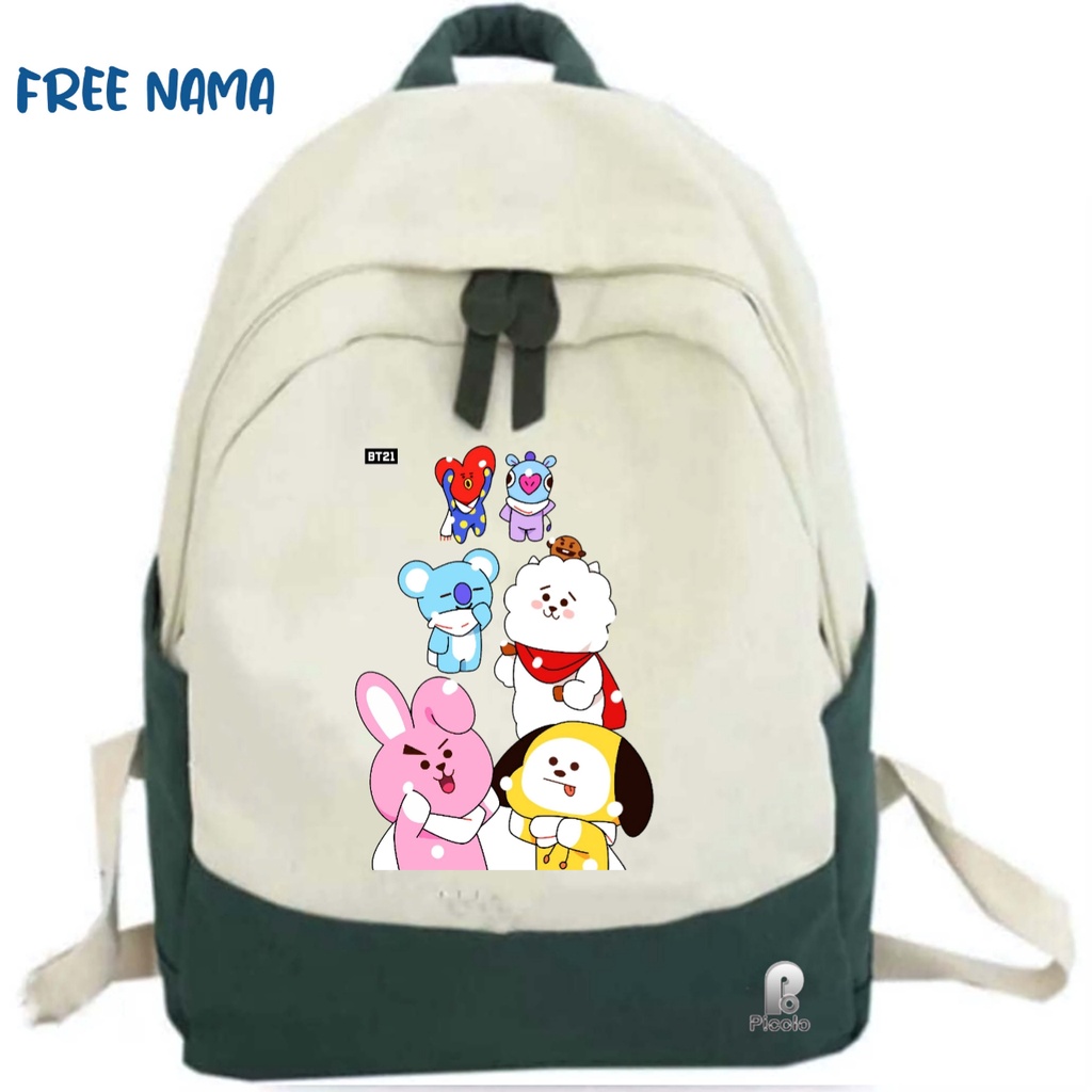 Tas Sekola Anak-anak SD Tas Backpack Bts Bt21