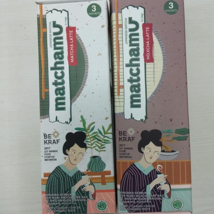 

Produk Terbaik] Japanese Matchamu Hojicha Latte 3 x 24 gr / Teh Matcha Latte Jepang