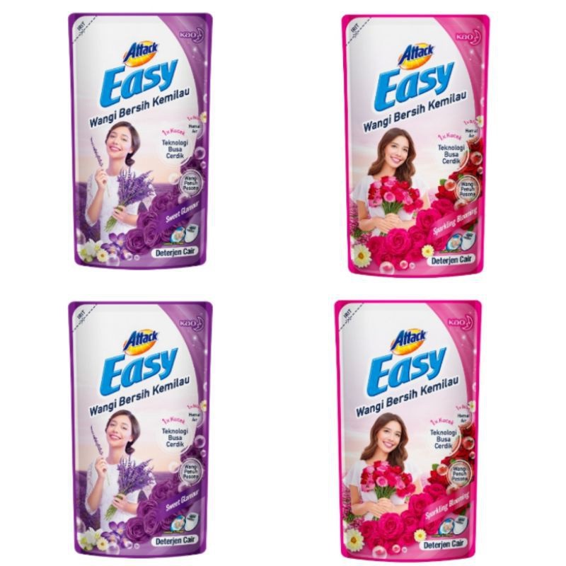 ATTACK Easy Liquid Detergent Detergent Cair 750ml 750 ml