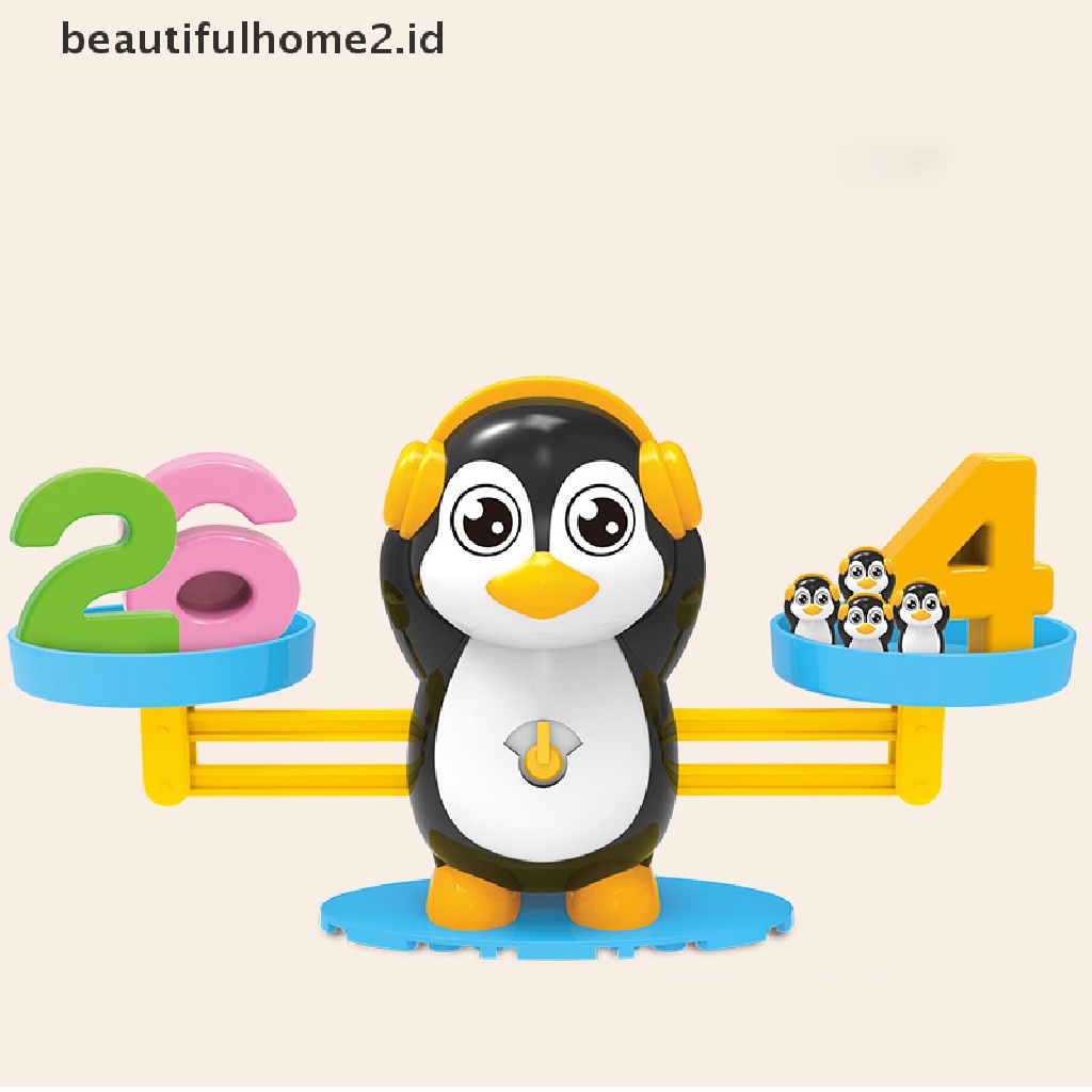 (Beautifulhome2) Buku Literatur Bahasa MandarinId Mainan Board Game Monkey Balance Digital Untuk Edukasi Matematika Anak