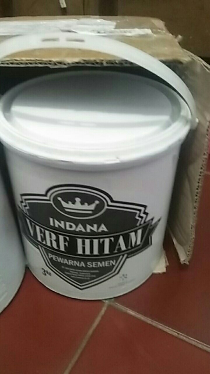 Verf Pewarna Semen Hitam 3 Kg
