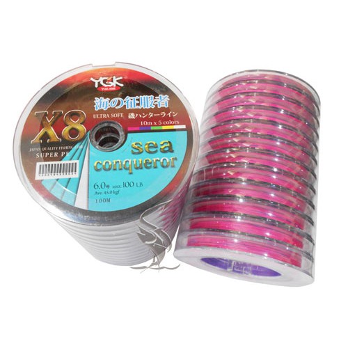SENAR PE YGK CONQUEROR X8 JAPAN QUALITY