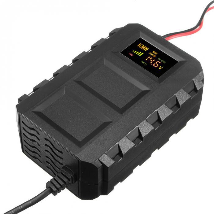 BISA COD Charger Aki Mobil Motor Lead Acid Dry Colloid Smart Battery Charger 12V6A - Taffware DXY88