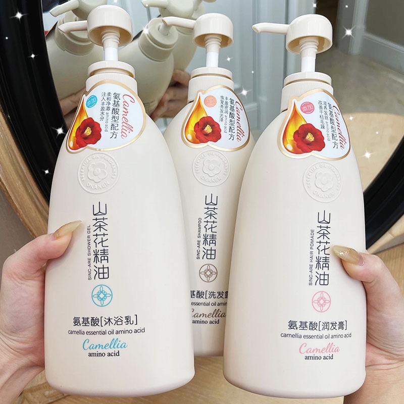 SHAMPO 650 ML CAMELLIA JEPANG/ Sampo Penumbuh rambut jepang / SHAMPO MEMANJANGKAN RAMBUT