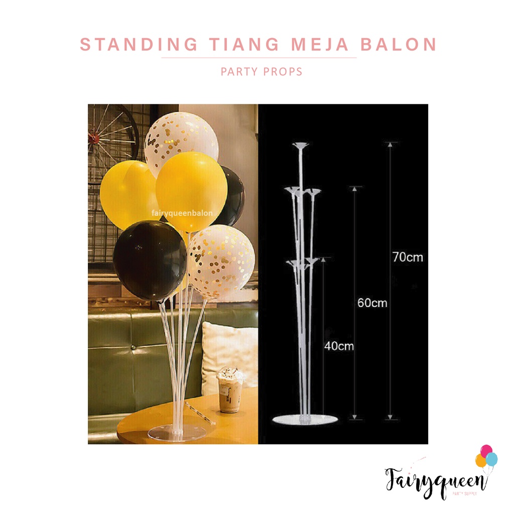 Tiang Balon Meja Standing Display Dekorasi Pesta Ulang Tahun