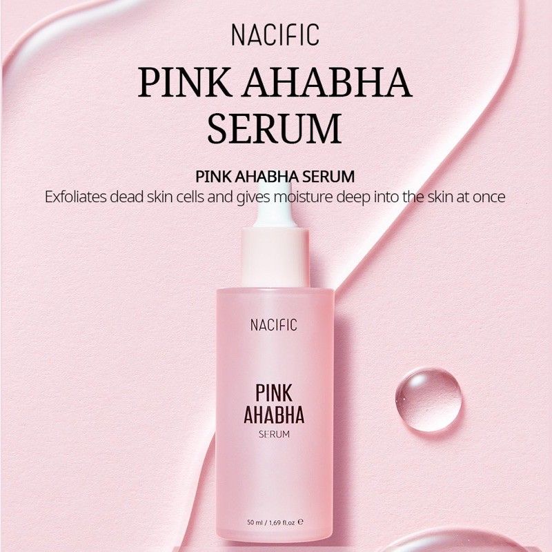Nacific pink aha bha serum