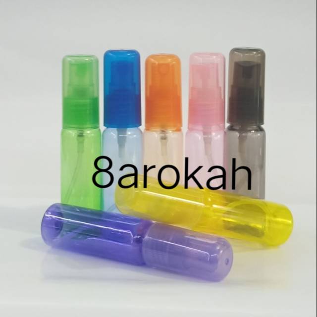 Botol Plastik 25 ml Spray Semprot Kosong Warna SP25 Ringan Botol Plastik 25 ml Spray Semprot Kosong Warna SP25 Ringan