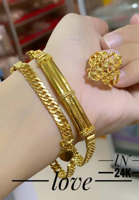 Xuping set perhiasan lapis emas 24k 2919h