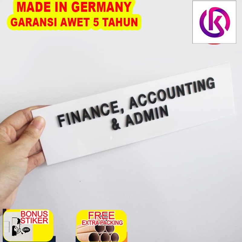 

Murah Sign Signage Finance Acrylic / Sign Acrylic Timbul