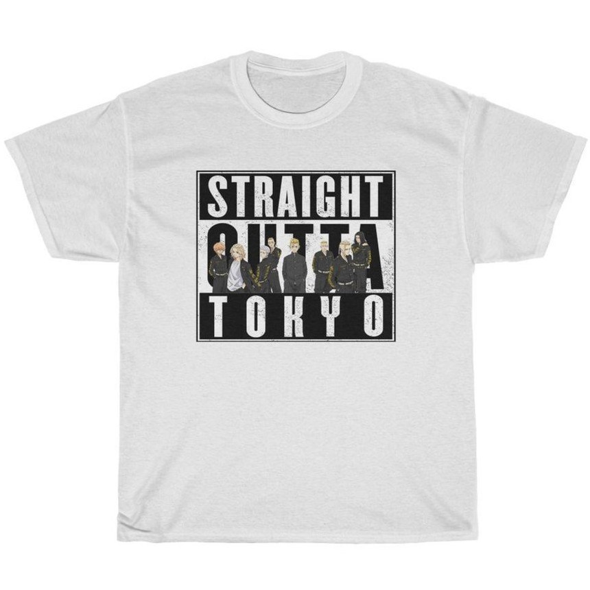 Tshirt Tokyo Manji Straight Outta Tokyo Anime Tokyo Revenger Manga Premium Unisex