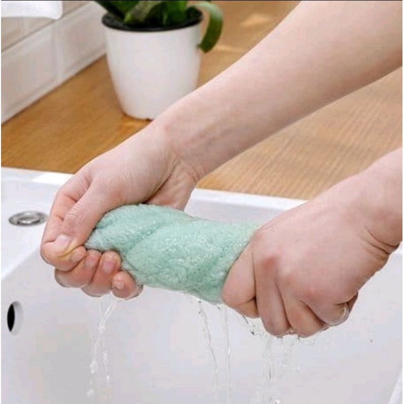 kain lap dapur microfiber anti minyak kain lap cuci piring microfiber