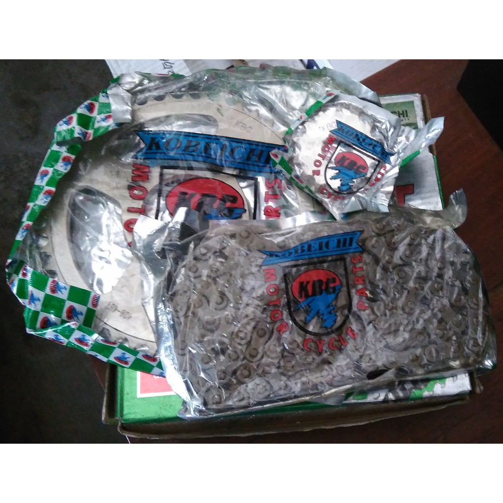 drive chain kit gearset gear paket thunder 125