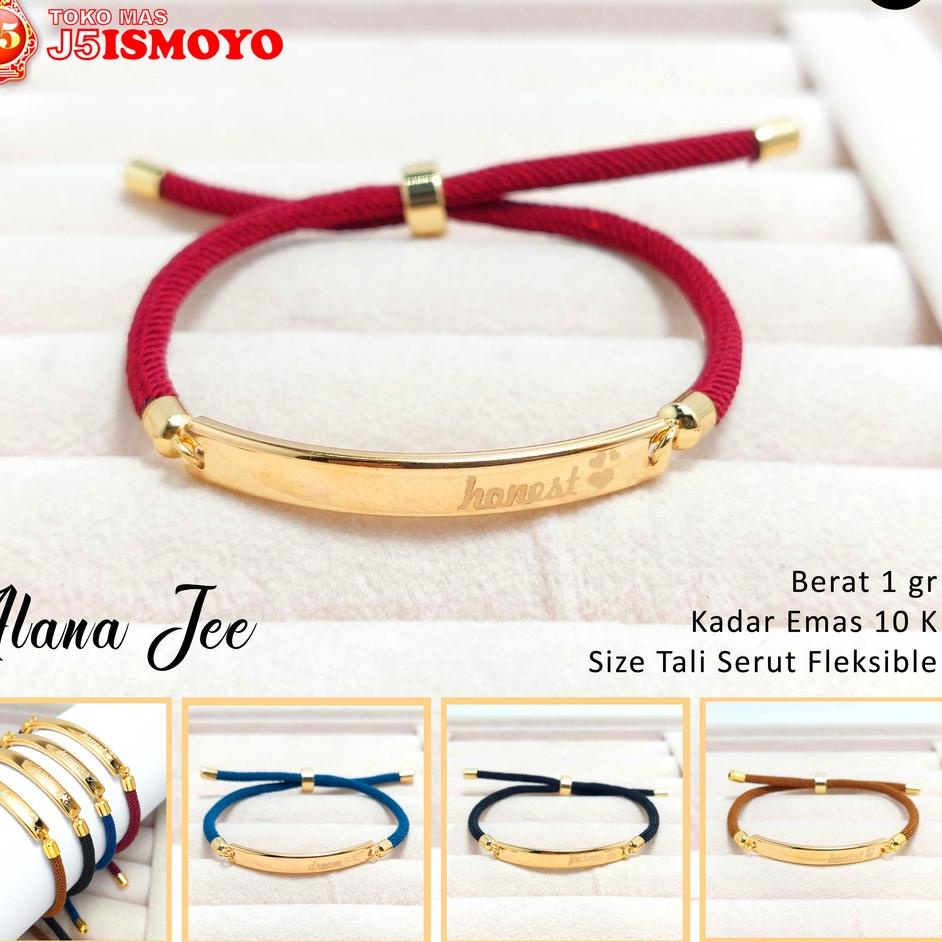 Wow Murah Meriah.. Gelang Tali Emas Alana Jee  Dewasa J5 Ismoyo