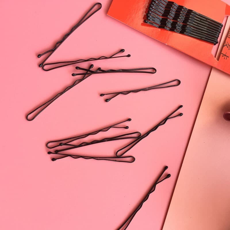 SHP jepit rambut salon jepitan hitam besi