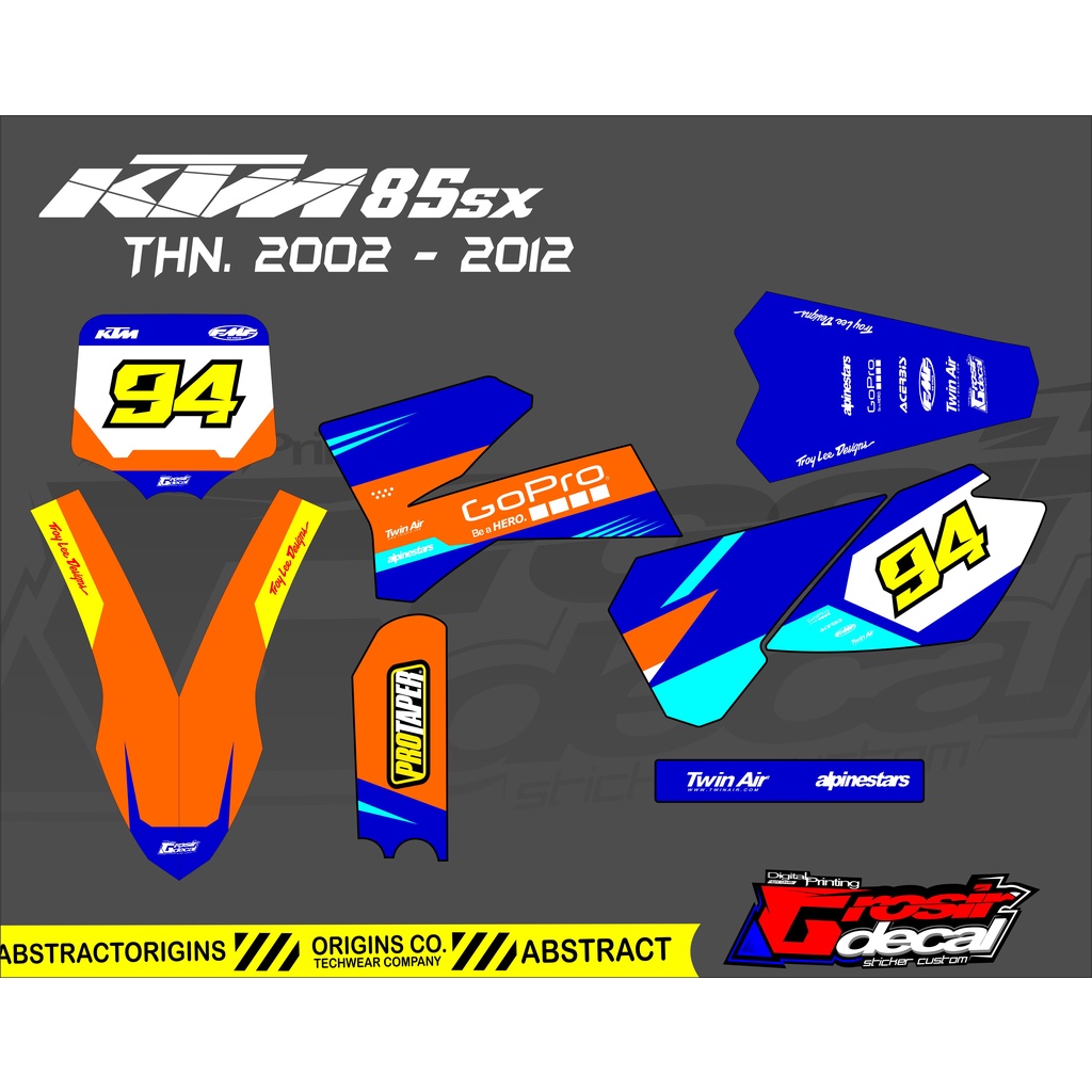 STICKER KTM 85 LAMA STIKER KTM 85 LAMA FULLBODY