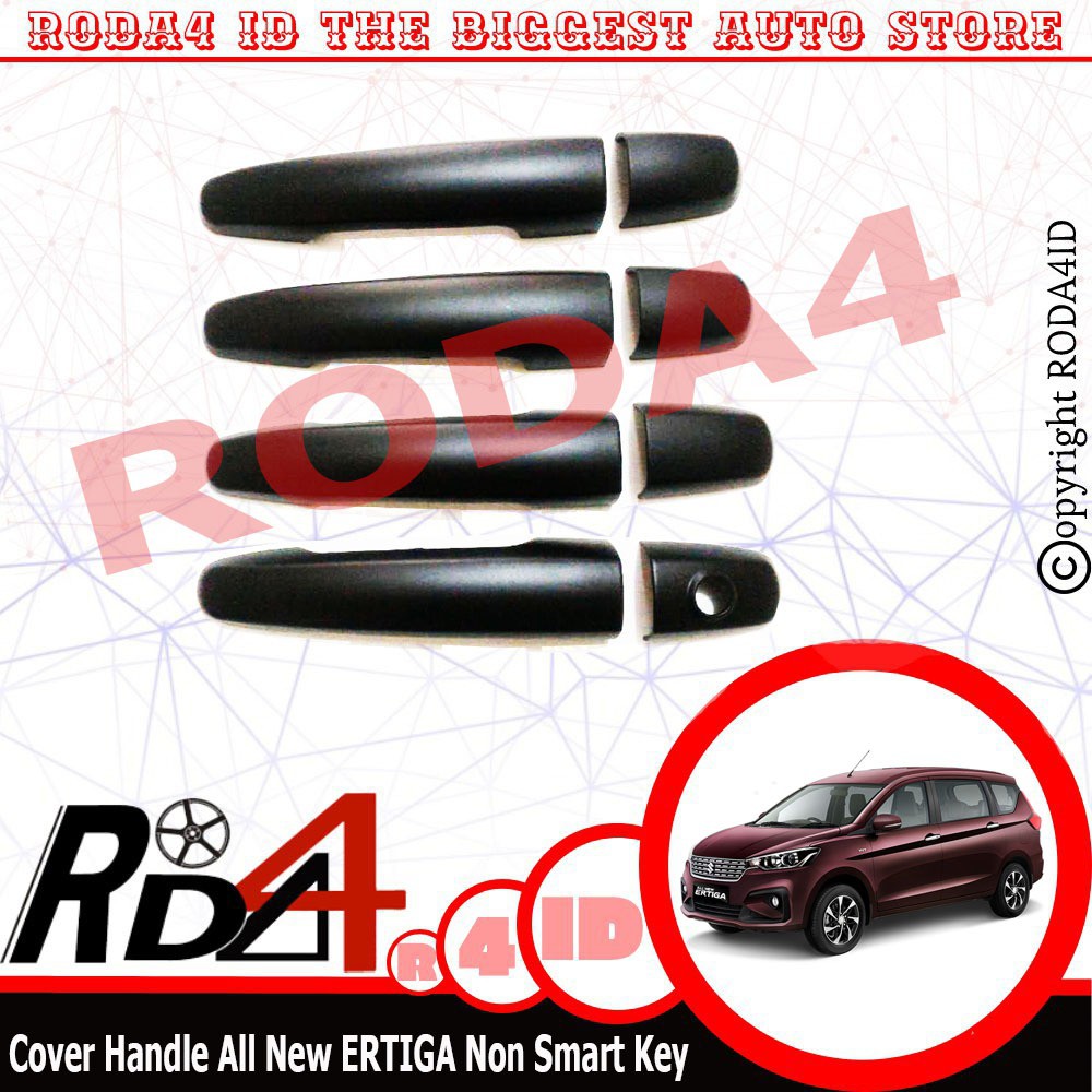 Cover Handle All New Ertiga 2018 Hitam Doff Non Smart Key