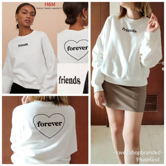 h and m friends sweatshirt