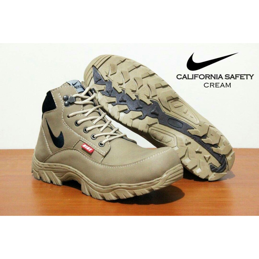  Sepatu  Safety  Boots Nike  Tracking California Shopee 