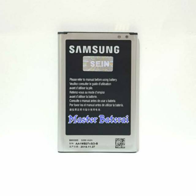 Baterai Samsung Galaxy Note 3 Sm N9000 Batrai Samsung Galaxy Note3 N900 Sm Note3 Original Sein Shopee Indonesia