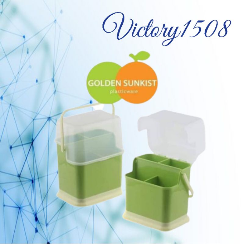 Tempat sendok tutup golden sunkist