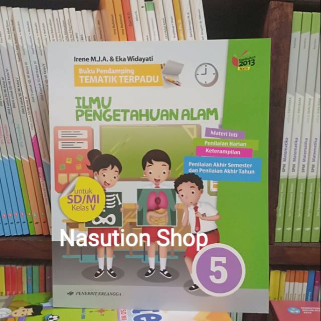 Buku Buping Ipa Kelas 5 sd K13N Erlangga LAMA
