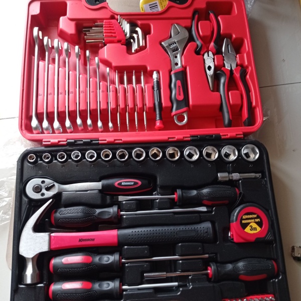ToolKit Box Set Tool Kit ORIGINAL Krisbow Kotak Perkakas Mekanik