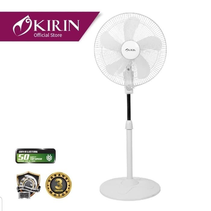 KIRIN Kipas Angin Stand Fan 16&quot; KEF 16 SFN Warna Random  - Garansi Resmi 1 Tahun