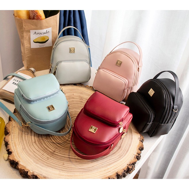 Tas Ransel Mini Wanita Import Mini Backpack MOM Import