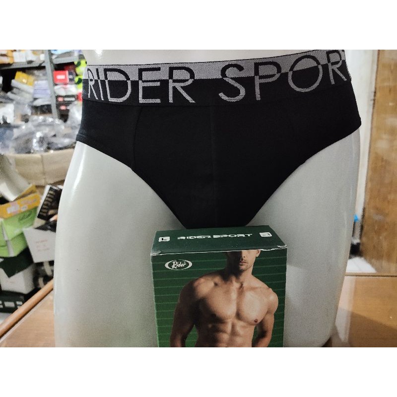 CELANA DALAM RIDER SPORT BRIEF R 782 / CD PRIA RIDER SPORT /  MULTI WARNA 3 IN 1 ORI  READY