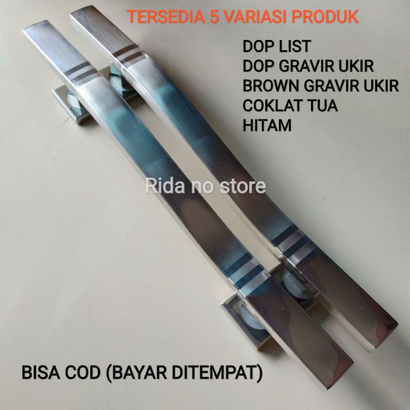 HANDLE PINTU RUMAH - GAGANG PINTU PANJANG 33 cm - 2 TARIKAN PINTU RUMAH - HANDLE STAINLES STELL