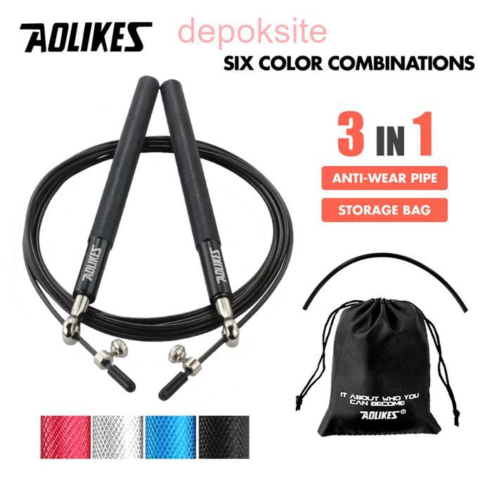 AOLIKES 3202 Crossfit Speed Jump Professional Skipping Boxing Fitness Original Skipping