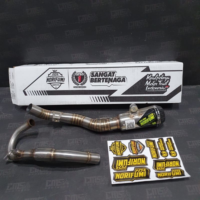 Knalpot Norifumi GTX Pro Carbon Kompetisi SS Yamaha WR155 WR 155 Origin