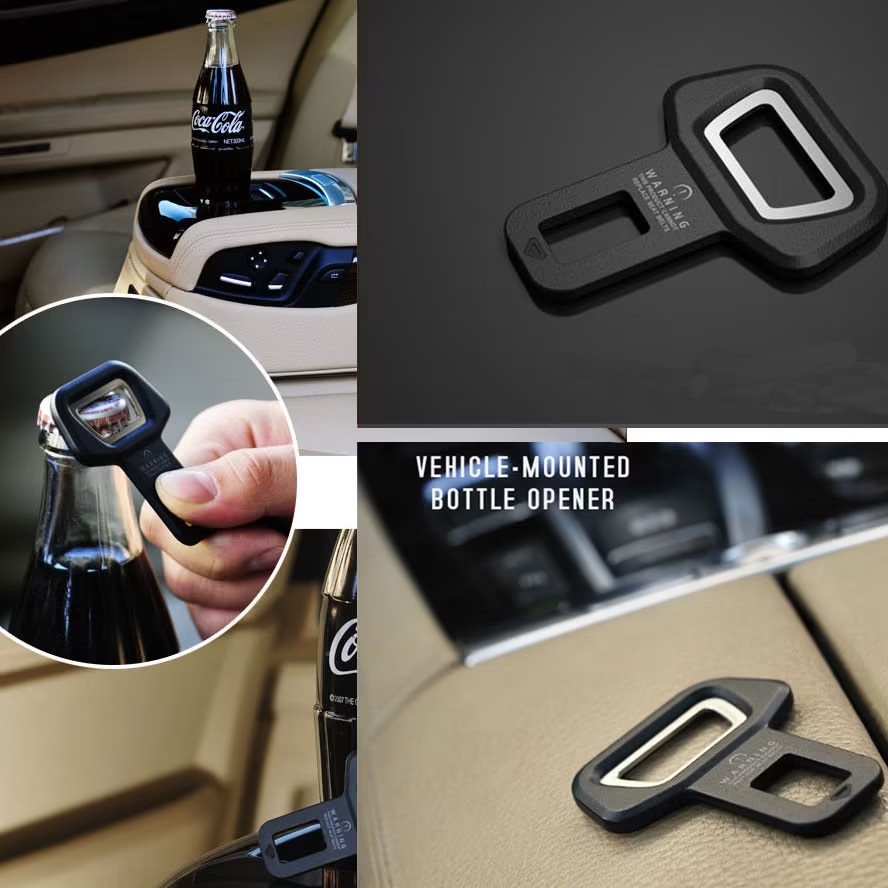 YGRETTE - Seat belt buckle alarm buzzer stopper /  pembuka botol minuman I032.